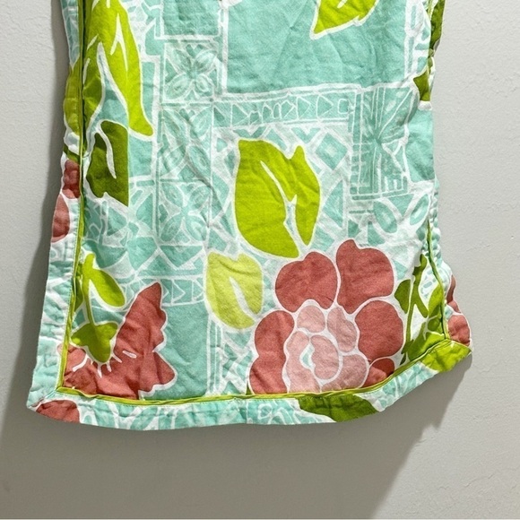 LORENA GARCIA Green Blue Mauve Floral Cotton Pillow Sham Replacement 20” X 26” - Picture 2 of 7